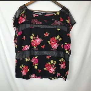 Floral torrid top